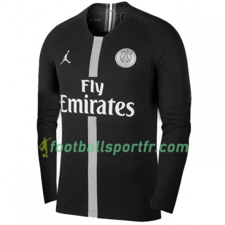Tenue Paris Saint Germain Jordan Noir Troisieme 2018-2019 Maillot de Foot ML
